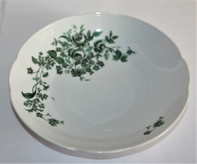 Seltmann Weiden Gloria grüne Rose Suppenteller Dm 20,2 cm