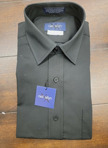 CLASSIC FIT BLACK DRESS SHIRT | eBay