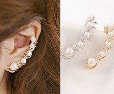 EPIC FASHION- Decoration Faux Pearl Ear Clip Earring-1 pc