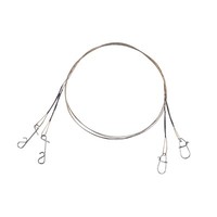 Balzer 1X7 Niroflex Stahlvorfach Mit Wirbel & No Knot Verbinder 12Kg