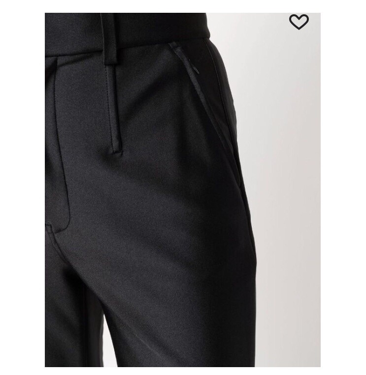Alexander Wang $767 Black Nylon Pants Trousers Sz 2/XS