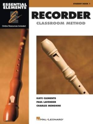 Essential Elements for Recorder Classroom Method - Student Book 1: Book w - GOOD