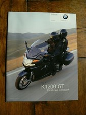 Brochure Catalogue moto : BMW  K 1200 GT excellence in motion 2006