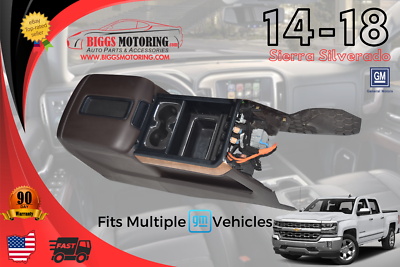 14-18 Factory Oem Chevy Silverado Gmc Sierra Mocha Brown Center