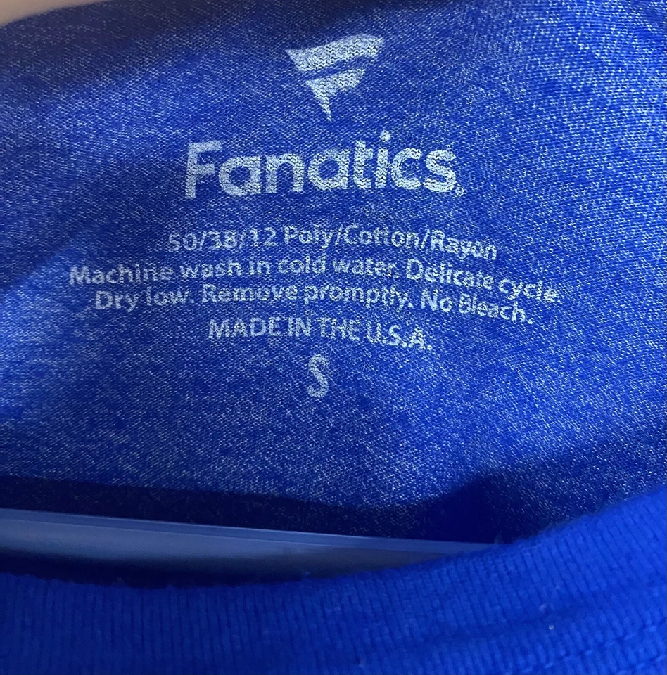 Camiseta manga larga campeones de la Serie Mundial 2020 de los LA Dodgers fanáticos para hombre pequeña Foto 4 de 4