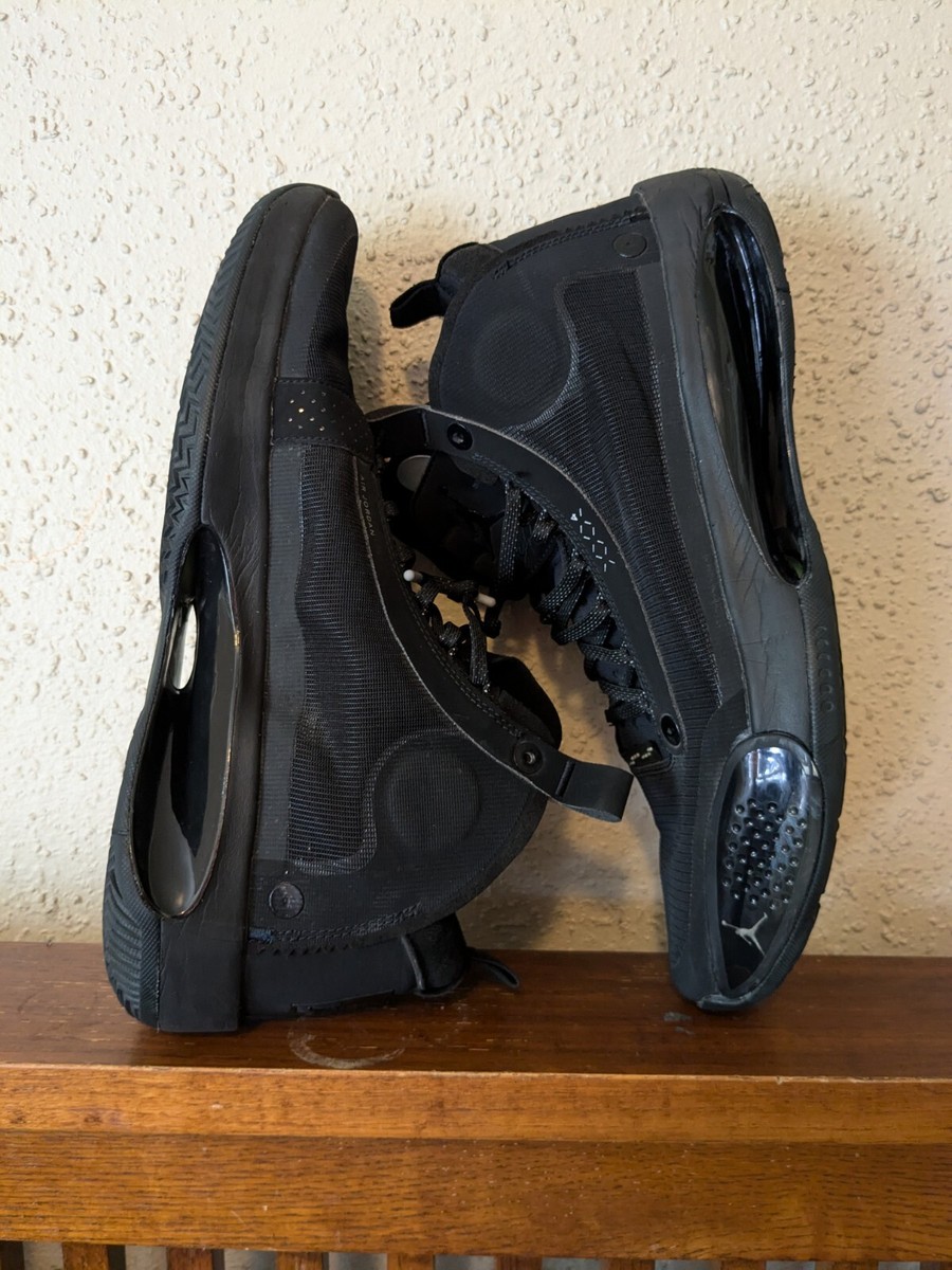 Nike Air Jordan XXXIV 34 Black Cat Triple Black 23 All 4 Retro