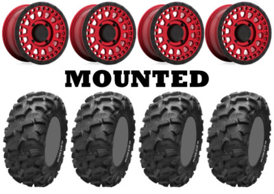 Kit 4 ITP Blackwater Evolution 27x9-14/27x11-14 on Parker Red Nar FXT