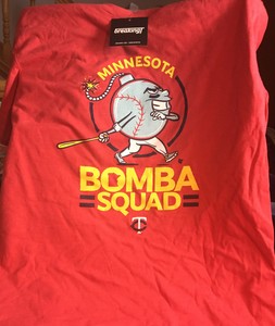 minnesota twins bomba squad shirt