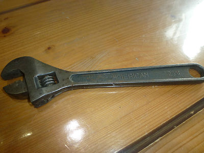 ANCIENE CLE A Molette Serrage Rapide - Stub - Outil De Garage Mecanique