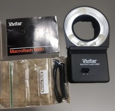 Vivitar Macroflash 5000 Ring Flash TESTED  WORKING
