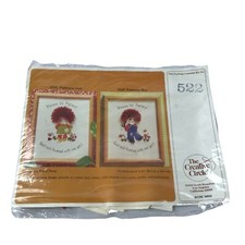 The Creative Circle 522 Patience Girl Needlepoint Kit 1979