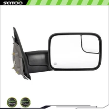 Passenger Side Power Heated View Tow Mirror For 2002-08 Dodge Ram 1500 2500 3500