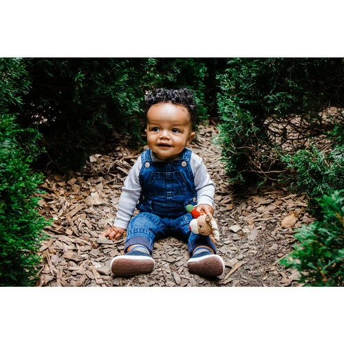 Sonajero de palo de reno ganchillo a mano de guijarro Foto 2 de 2