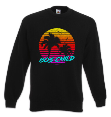 80s Child Sweatshirt Pullover Audio Synthesizer Sound Wave Electro DJ MC Fun