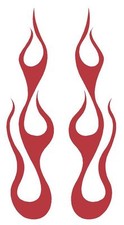 Flame 118 Decal Vinyl Graphic Car Truck Blaze Suv Semi Cross Over Fire Van