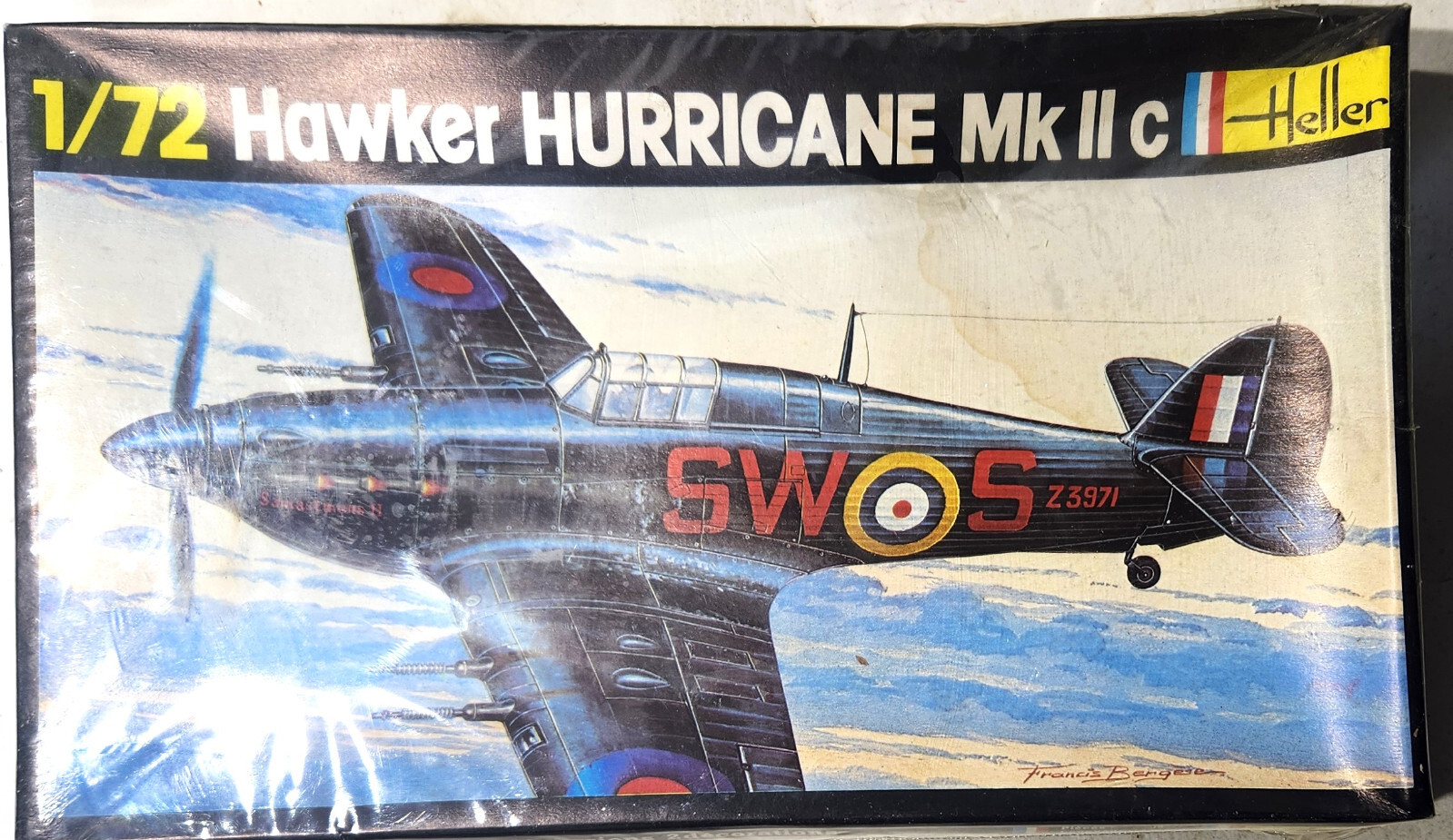 Vintage Heller 1/72 Scale Model Kit #269 Hawker Hurricane Mk II c | eBay