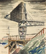 CARL GROSSBERG : Kran, Berlin-Wedding : Archival Art Print