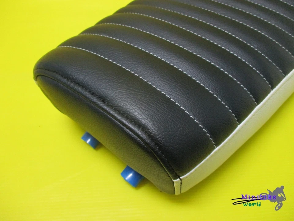 For Yamaha SR400 SR500 Black & White Seat Complete + White Stitch **mi3645** Foto 3 de 4