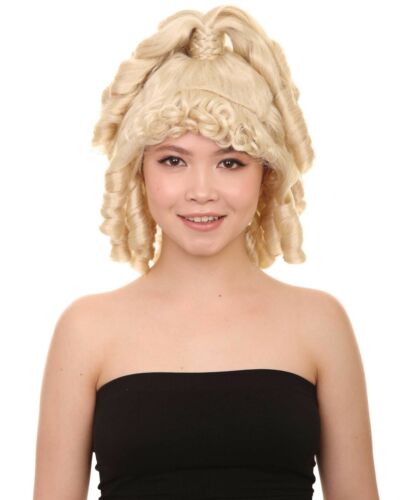 18th Century Colonial Lady Curly Blonde Historical Wig Blonde HW-3532 | eBay