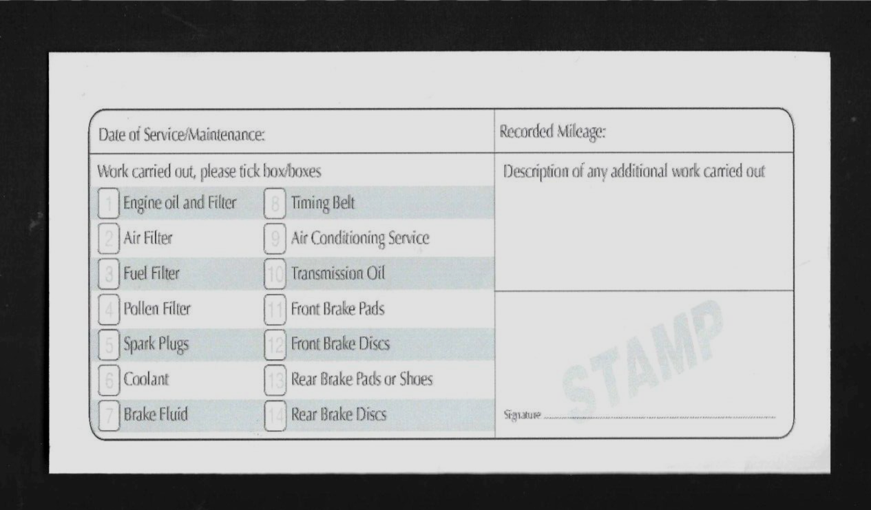 car-service-record-book-lot-c4-ebay