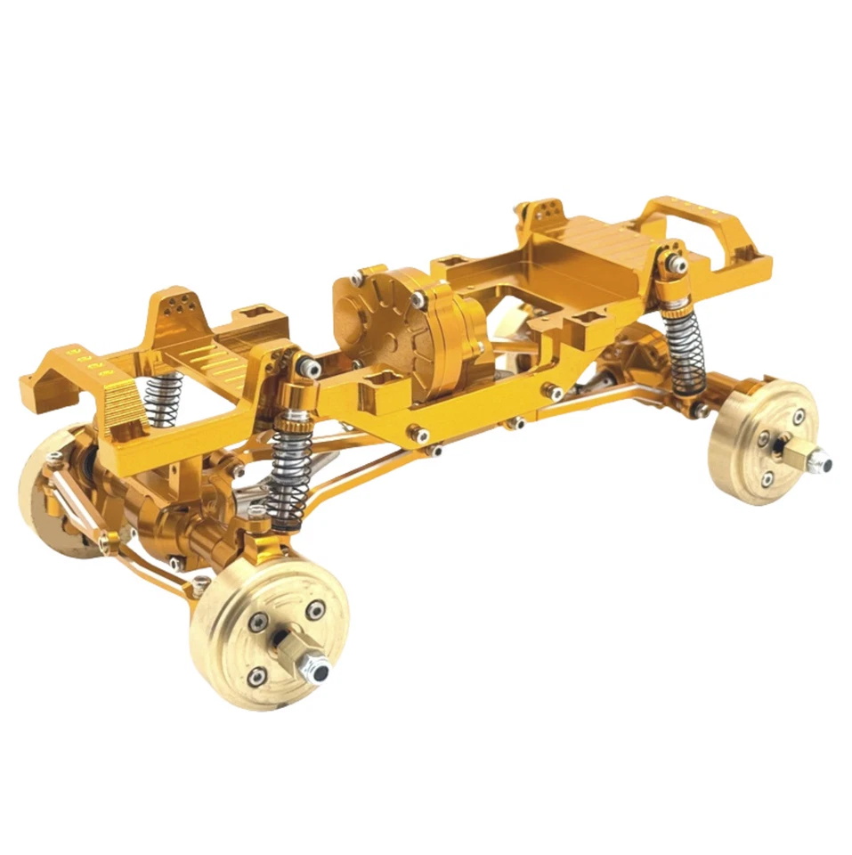 Aluminum Metal Body Chassis Frame Assembled For FMS 1/24 FCX24 Rc car DIY Upgrad - Image 3 of 4