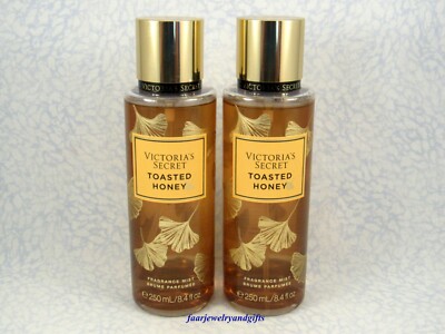 Victoria's Secret TOASTED HONEY Fragrance  Mist X 2 - Full Size 8.4 oz  - NEW