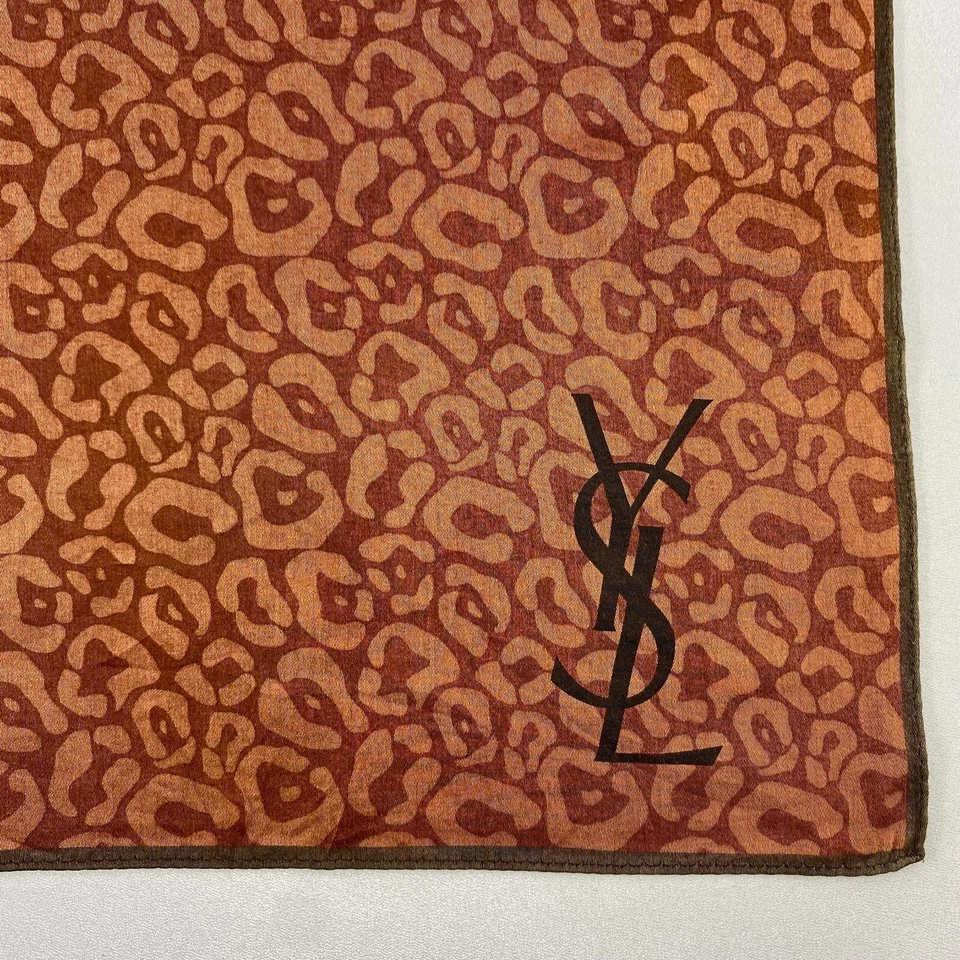 Vintage Yves Saint Laurent Handkerchief Neckerchief Bandana Pocket Square - Image 3 of 4