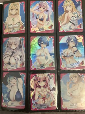 Goddess Story Anime Sexy ACG Doujin Card lot 9 A3