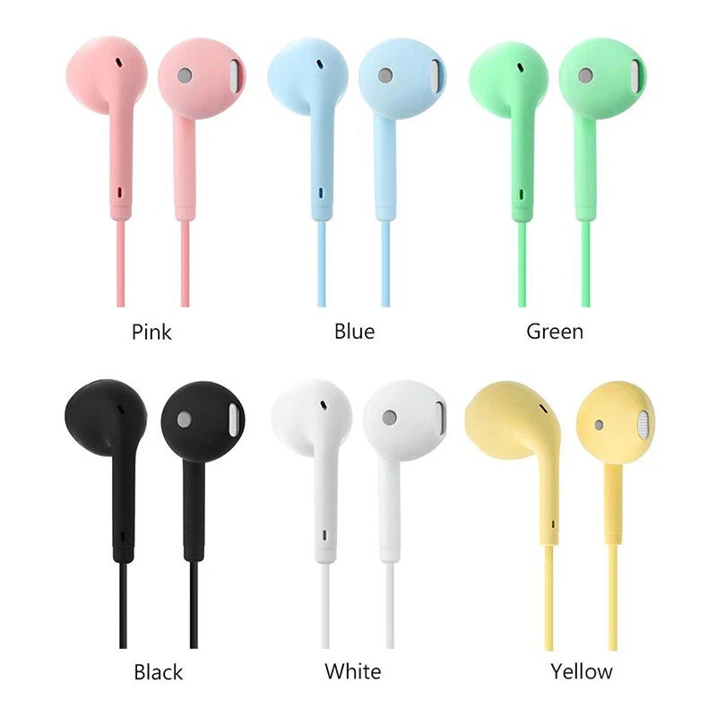 Stereo Wired Earbuds Headset In-Ear Earphone Headphone Mic 3.5mm Jack  Universal