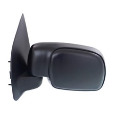 Mirror Driver Side Black Plastic for Ford Excursion F550 Super Duty 1999 2007