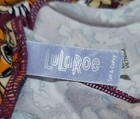 Lularoe  Size TC Walt Disney Bambi & Flower Burgundy  Women Collector Leggings — photo 5