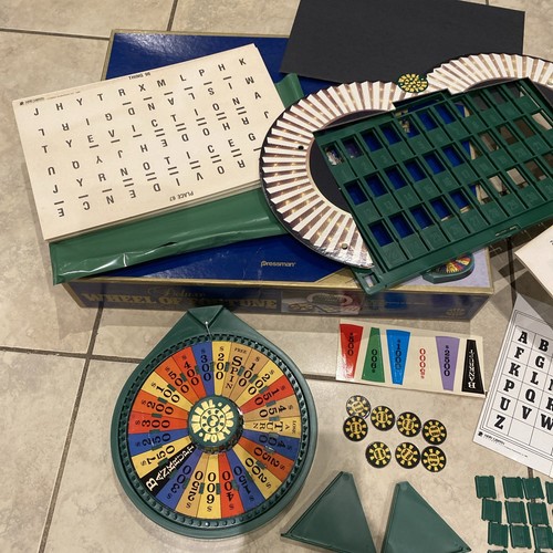 Deluxe Vintage WHEEL OF FORTUNE Board Game -1986 Pressman