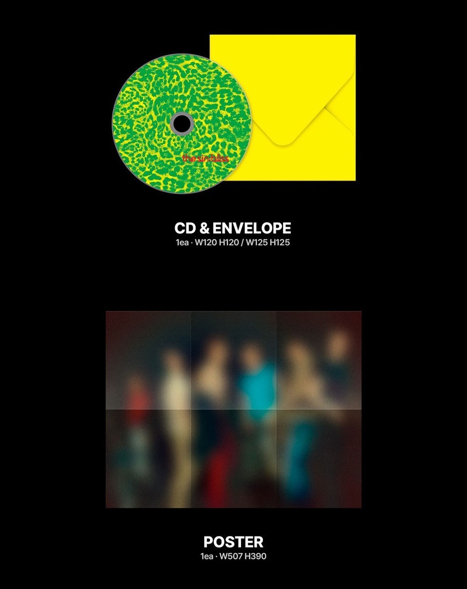 ENHYPEN THE SIN:BLISS 8th Mini Album 4 Ver SET/4 CD+4 Book+4