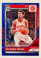 De'Andre Hunter - 2024-25 Panini Donruss Optic #50 Blue Velocity Prizm - Hawks