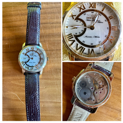 Very Rare invicta 3326 Automatic with Lizard Leather with Band