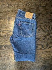 Levis 510 Jeans Mens 31x32 Blue Slim Straight Mid Rise Stretch FITS 32x30.5 Cl