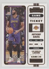 2022-23 Panini Contenders Bronze Game Ticket Anthony Davis #28 1am3