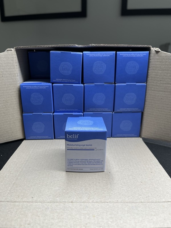 Brand New BELIF * MOISTURIZING EYE BOMB * 24 Sample 5ml/.16fl Oz Travel Size
