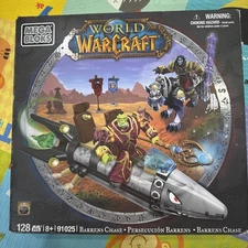 **NEW** World of WarCraft Barrens Chase Mega Bloks Building Set  - 128 pc