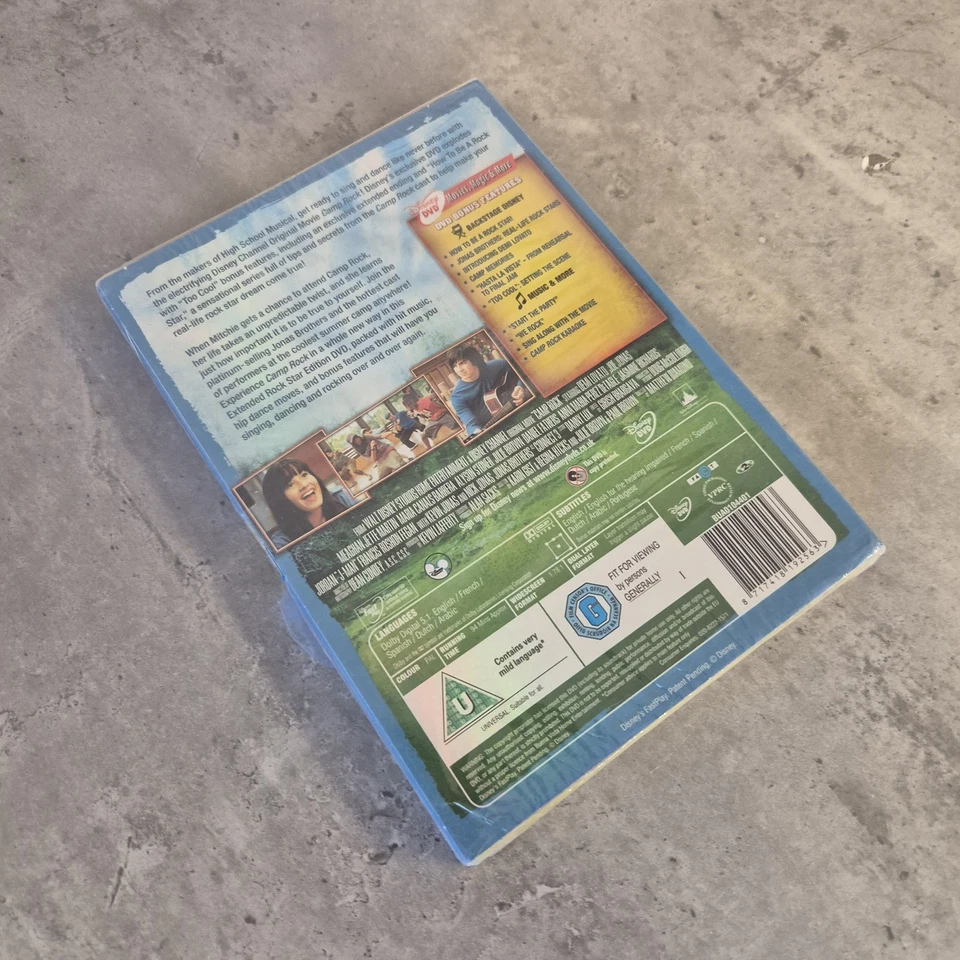 Camp Rock - Disney - Extended Rock Ed - U - DVD - New & Sealed - Free P&P - NEW - Image 4 of 4