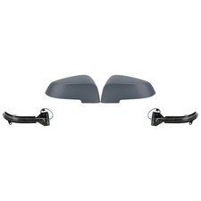 Spiegelkappe + LED-Spiegelblinker Links & Rechts passend für BMW 5er F10 F11