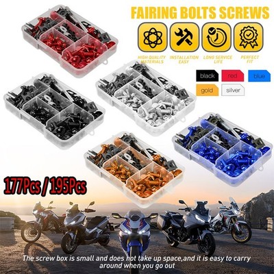 5Color Complete Fairing Screws Bolts Kit For Kawasaki Ninja EX250/250R 300R 400R