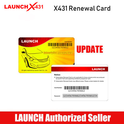 LAUNCH X431 PAD VII ELITE PAD 7 PRO 2-Year Software Update Renewal Card