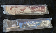 Vintage Cooperman, Fife & Drum Company Tin Penny Whistle & Cup & Ball Toy