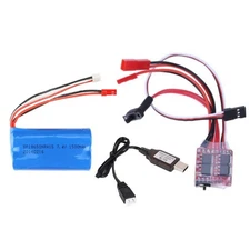 Digital Radio Remote Control With Receiver Battery 30A ESC Set For WPL RC Car