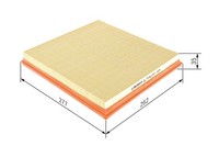 Bosch Luftfilter F 026 400 236 Filtereinsatz FüR Bmw X3 X4 F04 F01 X5 F07 F13 X6