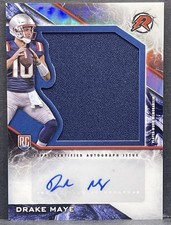 2025 Topps Resurgence Drake Maye RC Rookie PW Jersey AUTO #RPA-DM New England