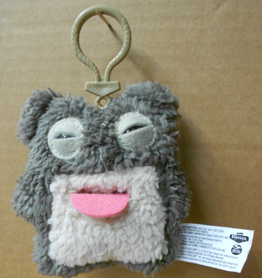 FUGGLER Funny Ugly Plush Monster Keychain Keyring SCARESOME SQ
