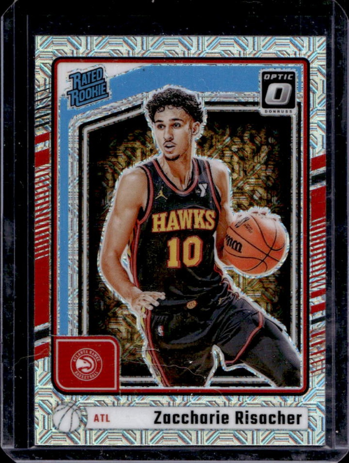 2024-25 Donruss Optic Zaccharie Risacher Choice Prizm RC Rated Rookie #268