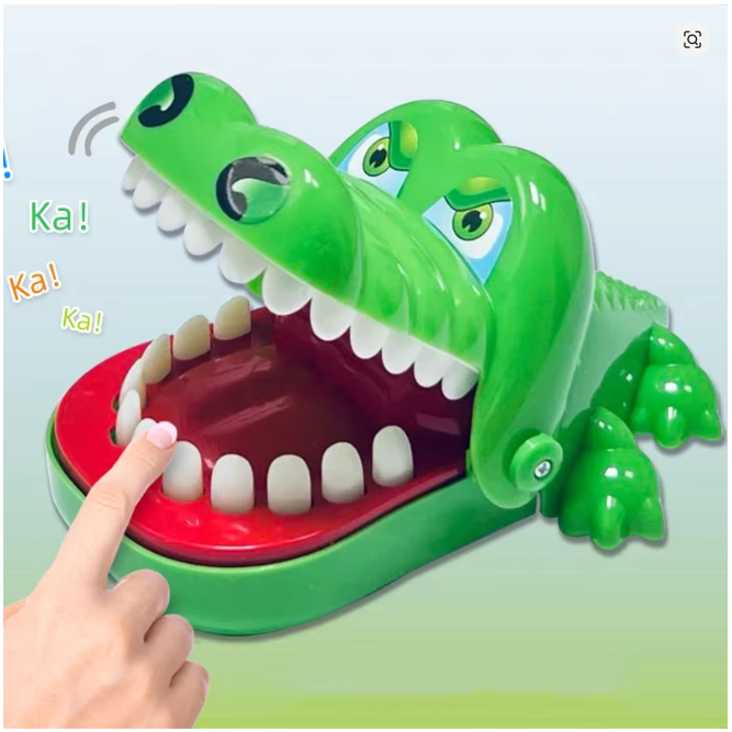 Crocodile Teeth Game Kids Alligator Dentist Toy Funny Bite Finger